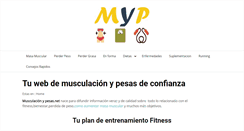 Desktop Screenshot of musculacionypesas.net